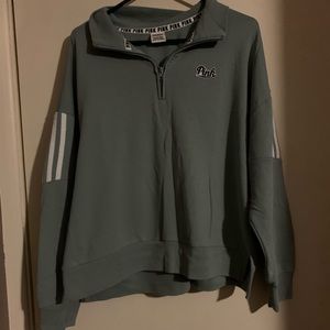 Pink Victoria’s Secret quarter zip